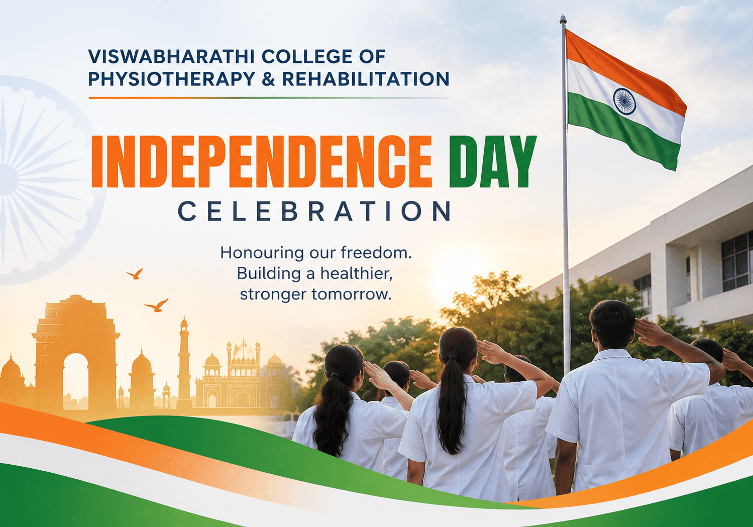 Independence Day at Viswabharathi College of Physiotherapy